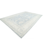 Hand Knotted Serenity Wool Rug 11' 11" X 17' 7" 11' 11" X 17' 7" (363 X 536) / Grey / Ivory