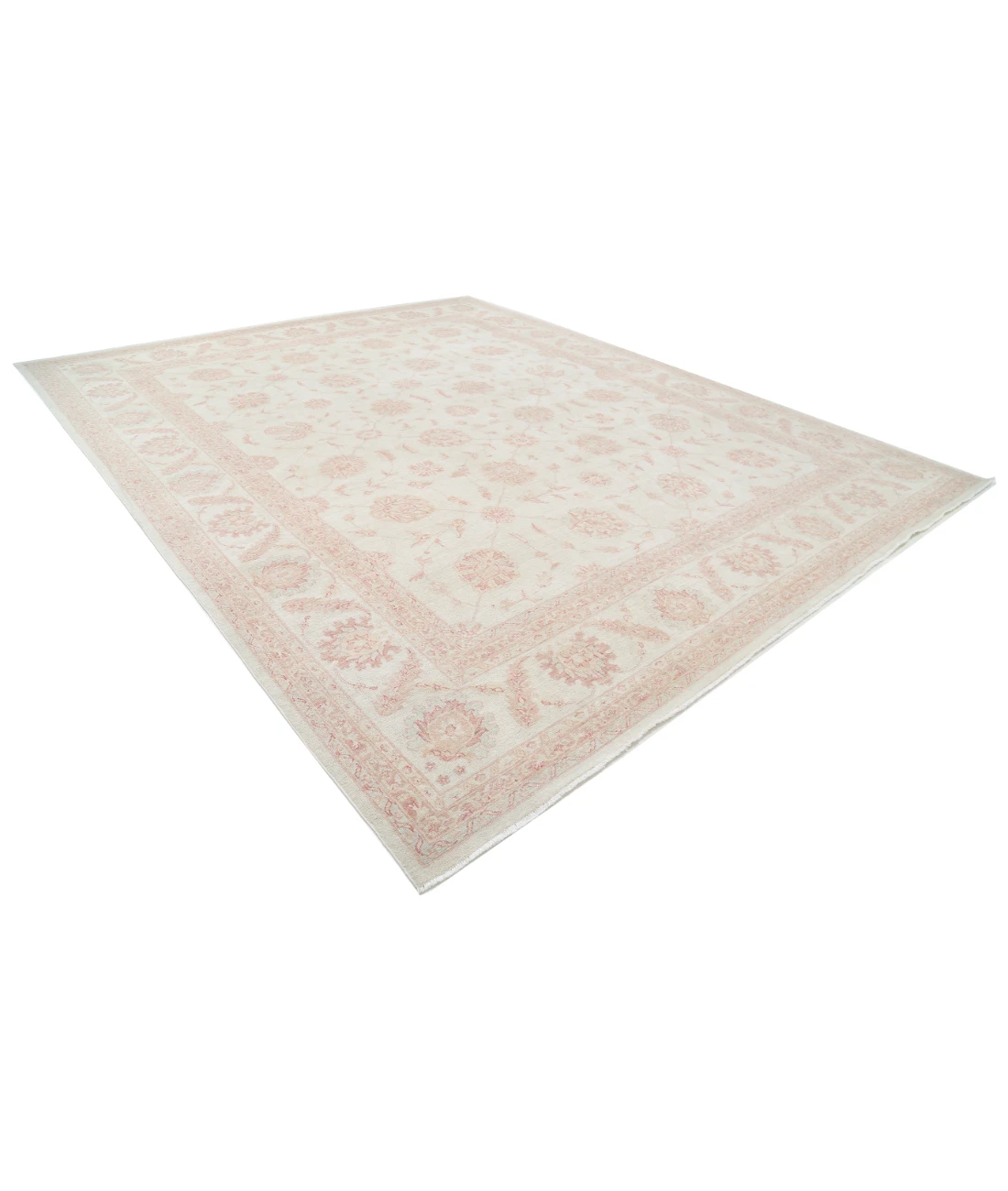 Hand Knotted Serenity Wool Rug 11' 8" X 14' 6" 11' 8" X 14' 6" (356 X 442) / Ivory / Ivory
