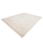 Hand Knotted Serenity Wool Rug 11' 8" X 14' 6" 11' 8" X 14' 6" (356 X 442) / Ivory / Ivory