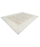 Hand Knotted Serenity Wool Rug 11' 4" X 15' 5" 11' 4" X 15' 5" (345 X 470) / Brown / Ivory
