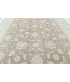 Hand Knotted Serenity Wool Rug 11' 4" X 15' 5" 11' 4" X 15' 5" (345 X 470) / Brown / Ivory