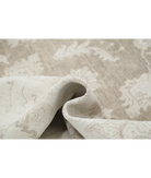 Hand Knotted Serenity Wool Rug 11' 4" X 15' 5" 11' 4" X 15' 5" (345 X 470) / Brown / Ivory