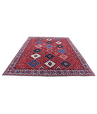 Shiraz 8'3'' X 12'1'' Hand-Knotted Wool Rug 8'3'' x 12'1'' (248 X 363) / Red / Ivory