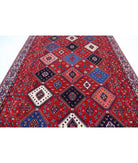 Shiraz 8'3'' X 12'1'' Hand-Knotted Wool Rug 8'3'' x 12'1'' (248 X 363) / Red / Ivory