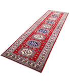 Shirvan 3'3'' X 10'3'' Hand-Knotted Wool Rug 3'3'' x 10'3'' (98 X 308) / Red / Ivory