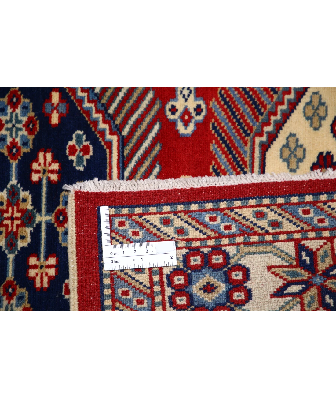 Shirvan 3'3'' X 10'3'' Hand-Knotted Wool Rug 3'3'' x 10'3'' (98 X 308) / Red / Ivory