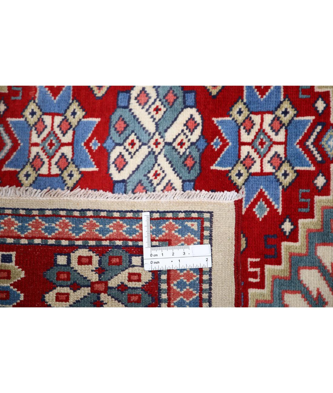 Shirvan 3'2'' X 9'8'' Hand-Knotted Wool Rug 3'2'' x 9'8'' (95 X 290) / Ivory / Red