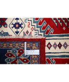 Shirvan 2'2'' X 9'9'' Hand-Knotted Wool Rug 2'2'' x 9'9'' (65 X 293) / Red / Blue