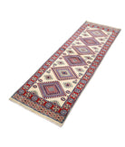 Shirvan 2'0'' X 6'1'' Hand-Knotted Wool Rug 2'0'' x 6'1'' (60 X 183) / Ivory / Red