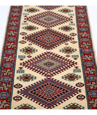 Shirvan 2'1'' X 6'1'' Hand-Knotted Wool Rug 2'1'' x 6'1'' (63 X 183) / Ivory / Red