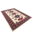 Shirvan 7'0'' X 9'10'' Hand-Knotted Wool Rug 7'0'' x 9'10'' (210 X 295) / Ivory / Red