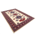 Shirvan 7'0'' X 9'10'' Hand-Knotted Wool Rug 7'0'' x 9'10'' (210 X 295) / Ivory / Red