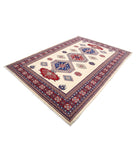 Shirvan 7'0'' X 9'10'' Hand-Knotted Wool Rug 7'0'' x 9'10'' (210 X 295) / Ivory / Red