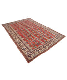 Shirvan 6'3'' X 8'9'' Hand-Knotted Wool Rug 6'3'' x 8'9'' (188 X 263) / Rust / Ivory