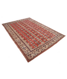 Shirvan 6'3'' X 8'9'' Hand-Knotted Wool Rug 6'3'' x 8'9'' (188 X 263) / Rust / Ivory