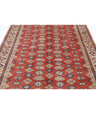 Shirvan 6'3'' X 8'9'' Hand-Knotted Wool Rug 6'3'' x 8'9'' (188 X 263) / Rust / Ivory