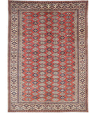 Shirvan 6'3'' X 8'9'' Hand-Knotted Wool Rug 6'3'' x 8'9'' (188 X 263) / Rust / Ivory