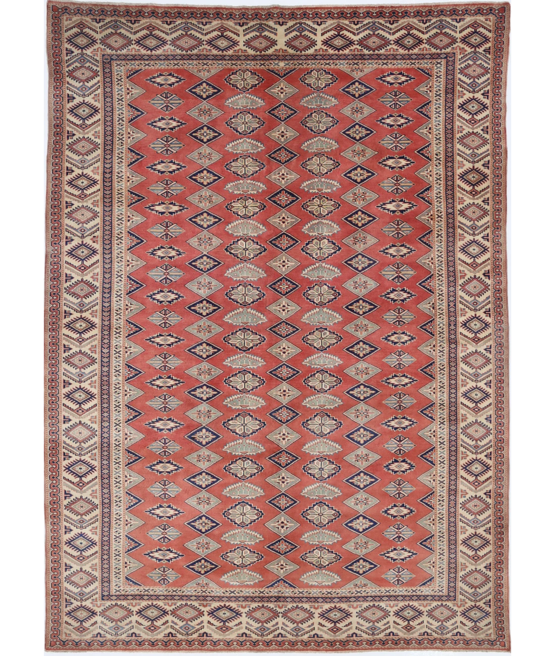 Shirvan 6'3'' X 8'9'' Hand-Knotted Wool Rug 6'3'' x 8'9'' (188 X 263) / Rust / Ivory