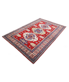 Shirvan 5'3'' X 7'9'' Hand-Knotted Wool Rug 5'3'' x 7'9'' (158 X 233) / Red / Ivory