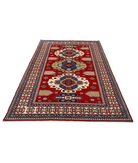 Shirvan 5'3'' X 7'9'' Hand-Knotted Wool Rug 5'3'' x 7'9'' (158 X 233) / Red / Ivory