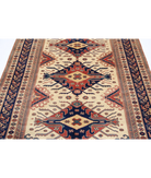 Shirvan 5'3'' X 6'9'' Hand-Knotted Wool Rug 5'3'' x 6'9'' (158 X 203) / Ivory / Blue