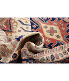 Shirvan 5'3'' X 6'9'' Hand-Knotted Wool Rug 5'3'' x 6'9'' (158 X 203) / Ivory / Blue