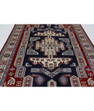 Shirvan 7'3'' X 10'0'' Hand-Knotted Wool Rug 7'3'' x 10'0'' (218 X 300) / Blue / Ivory