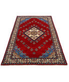 Shirvan 4'2'' X 6'2'' Hand-Knotted Wool Rug 4'2'' x 6'2'' (125 X 185) / Red / Ivory