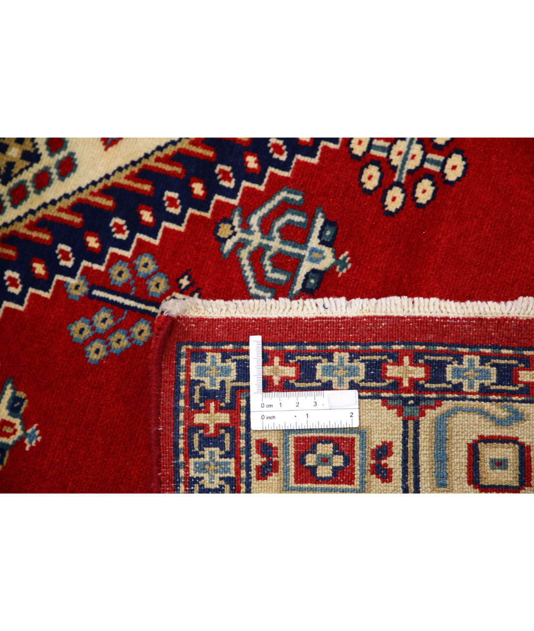 Shirvan 4'2'' X 6'2'' Hand-Knotted Wool Rug 4'2'' x 6'2'' (125 X 185) / Red / Ivory