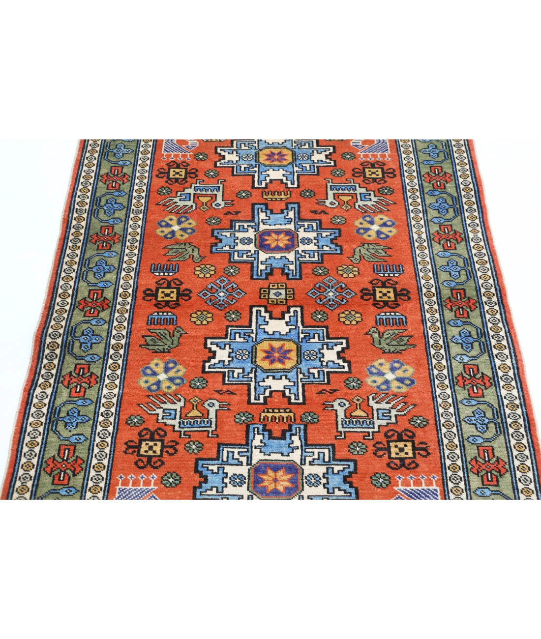 Shirvan 3'7'' X 5'0'' Hand-Knotted Wool Rug 3'7'' x 5'0'' (108 X 150) / Rust / N/A