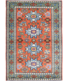 Shirvan 3'7'' X 5'0'' Hand-Knotted Wool Rug 3'7'' x 5'0'' (108 X 150) / Rust / N/A