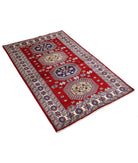 Shirvan 3'1'' X 5'0'' Hand-Knotted Wool Rug 3'1'' x 5'0'' (93 X 150) / Red / Ivory