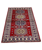 Shirvan 3'1'' X 5'0'' Hand-Knotted Wool Rug 3'1'' x 5'0'' (93 X 150) / Red / Ivory