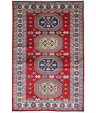 Shirvan 3'1'' X 5'0'' Hand-Knotted Wool Rug 3'1'' x 5'0'' (93 X 150) / Red / Ivory