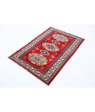 Shirvan 3'2'' X 4'7'' Hand-Knotted Wool Rug 3'2'' x 4'7'' (95 X 138) / Red / Ivory