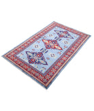 Shirvan 3'1'' X 4'11'' Hand-Knotted Wool Rug 3'1'' x 4'11'' (93 X 148) / Blue / Red