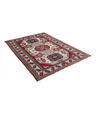 Shirvan 5'2'' X 7'6'' Hand-Knotted Wool Rug 5'2'' x 7'6'' (155 X 225) / Red / Ivory