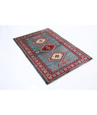 Shirvan 3'4'' X 4'10'' Hand-Knotted Wool Rug 3'4'' x 4'10'' (100 X 145) / Blue / Red