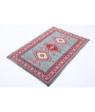 Shirvan 3'4'' X 4'10'' Hand-Knotted Wool Rug 3'4'' x 4'10'' (100 X 145) / Blue / Red