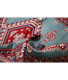 Shirvan 3'4'' X 4'10'' Hand-Knotted Wool Rug 3'4'' x 4'10'' (100 X 145) / Blue / Red