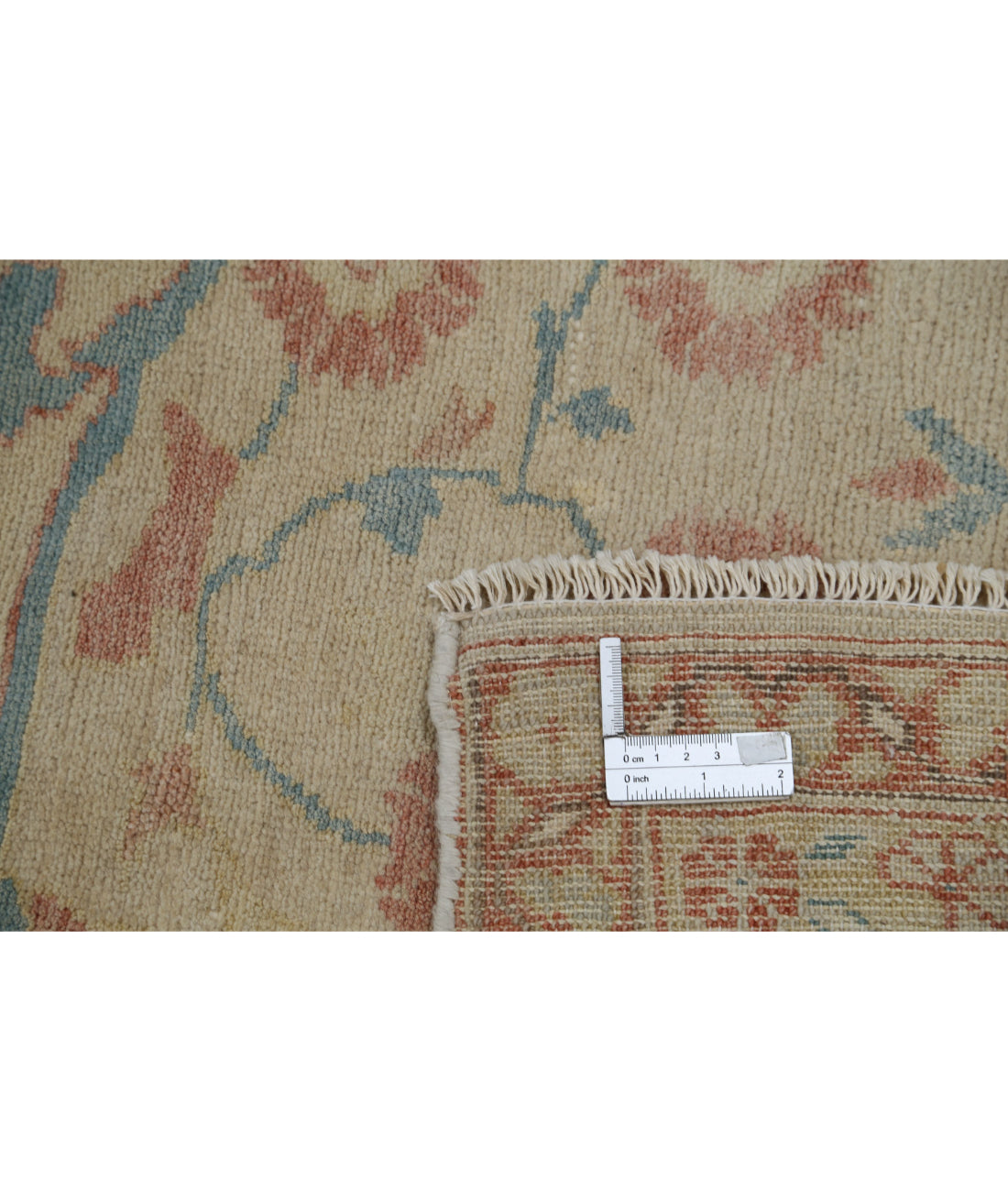 Sultanabad 9'8'' X 12'7'' Hand-Knotted Wool Rug 9'8'' x 12'7'' (290 X 378) / Ivory / Green