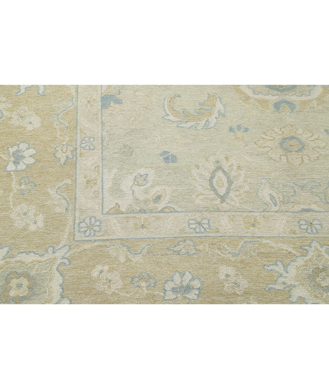 Serenity 8'2'' X 10'11'' Hand-Woven Wool Rug 8'2'' x 10'11'' (245 X 328) / Green / Gold