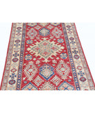 Kazak 3'3'' X 5'6'' Hand-Knotted Wool Rug 3'3'' x 5'6'' (98 X 165) / Red / Ivory