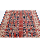 Kazak 5'5'' X 7'2'' Hand-Knotted Wool Rug 5'5'' x 7'2'' (163 X 215) / Blue / Ivory