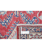 Kazak 4'10'' X 6'6'' Hand-Knotted Wool Rug 4'10'' x 6'6'' (145 X 195) / Red / Ivory