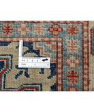 Kazak 3'10'' X 5'10'' Hand-Knotted Wool Rug 3'10'' x 5'10'' (115 X 175) / Red / Ivory