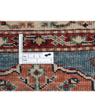 Kazak 3'11'' X 5'5'' Hand-Knotted Wool Rug 3'11'' x 5'5'' (118 X 163) / Blue / Ivory