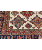 Kazak 8'9'' X 11'11'' Hand-Knotted Wool Rug 8'9'' x 11'11'' (263 X 358) / Ivory / Blue