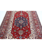 Kazak 5'7'' X 7'11'' Hand-Knotted Wool Rug 5'7'' x 7'11'' (168 X 238) / Blue / Red