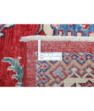 Kazak 5'1'' X 6'8'' Hand-Knotted Wool Rug 5'1'' x 6'8'' (153 X 200) / Red / Ivory